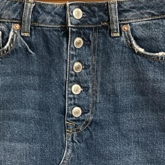 We The Free Denim Mini Skirt Women 30 – OB826306 Distressed Button Fly        
F - Picture 10 of 14
